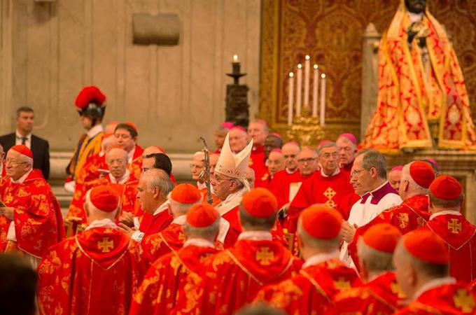 Red hats' who challenged Pope could be stripped of rank of cardinal